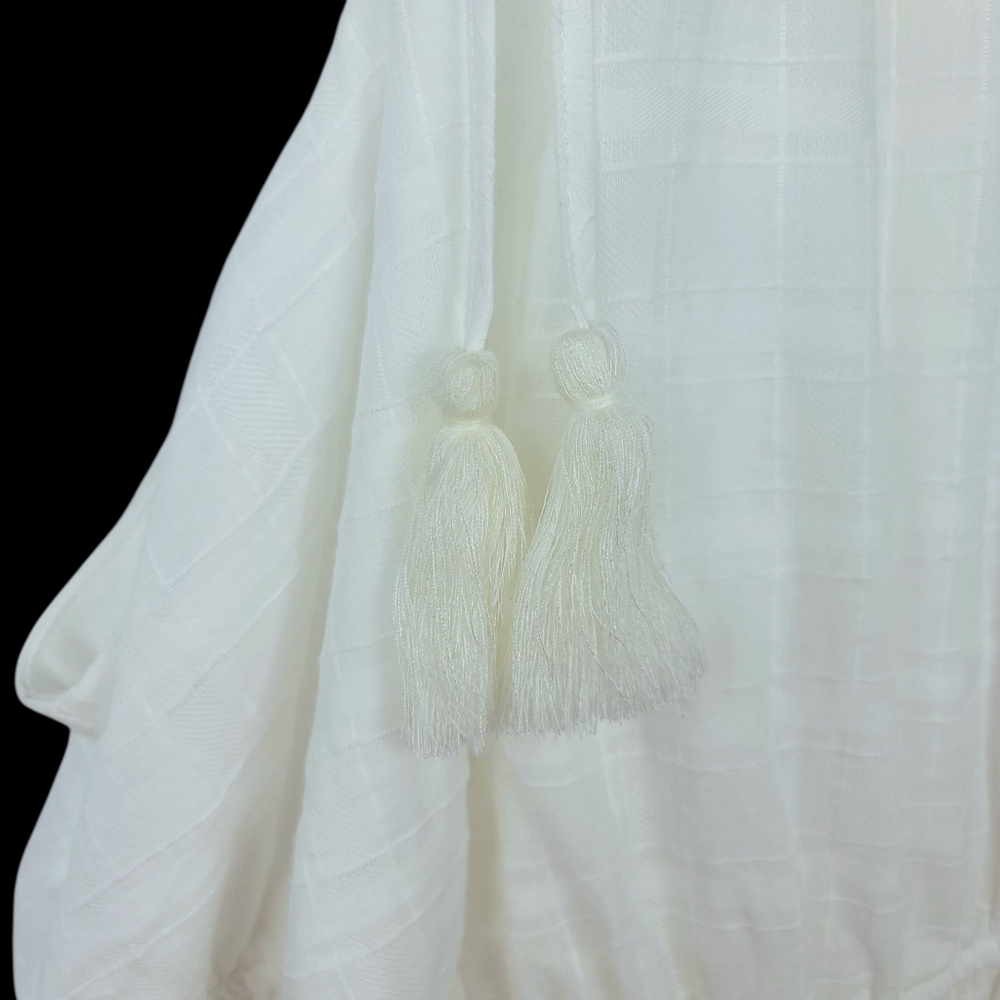 Torrid White Cottage Core, Coastal Cowgirl Babydoll Tank Top - Plus Size 5X - Picture 10 of 16